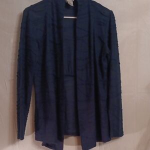 Chico's Deep Blue Knit Cardigan Size 0